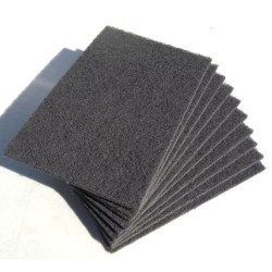 Esponjas abrasivas cinzento