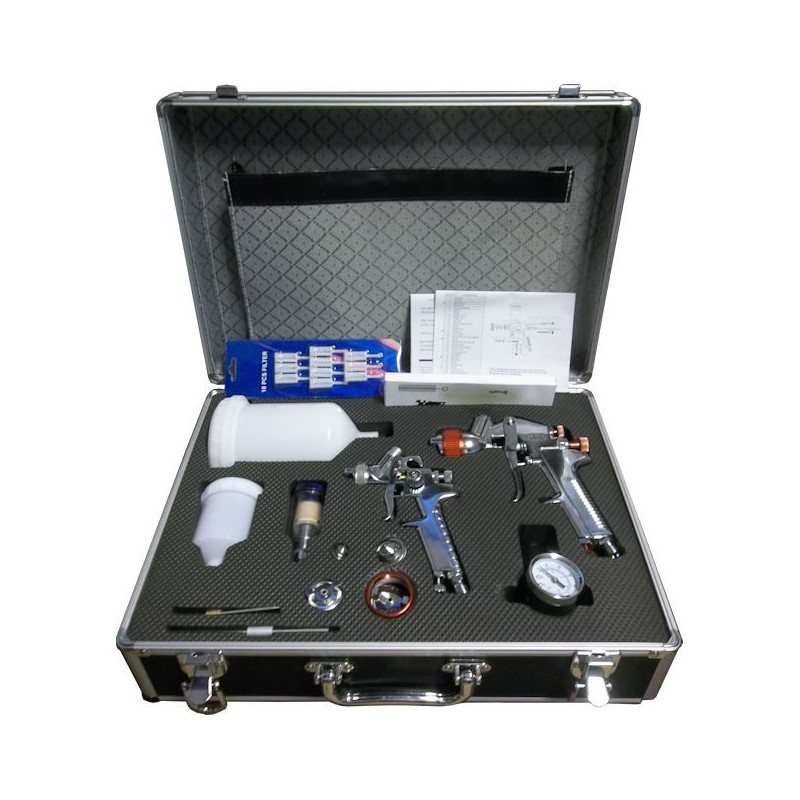 Maleta de pistolas de pintura auto