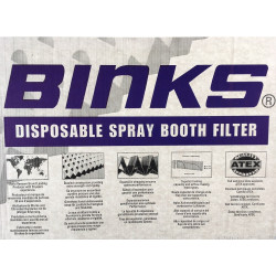 Filtros para cabines de pintura