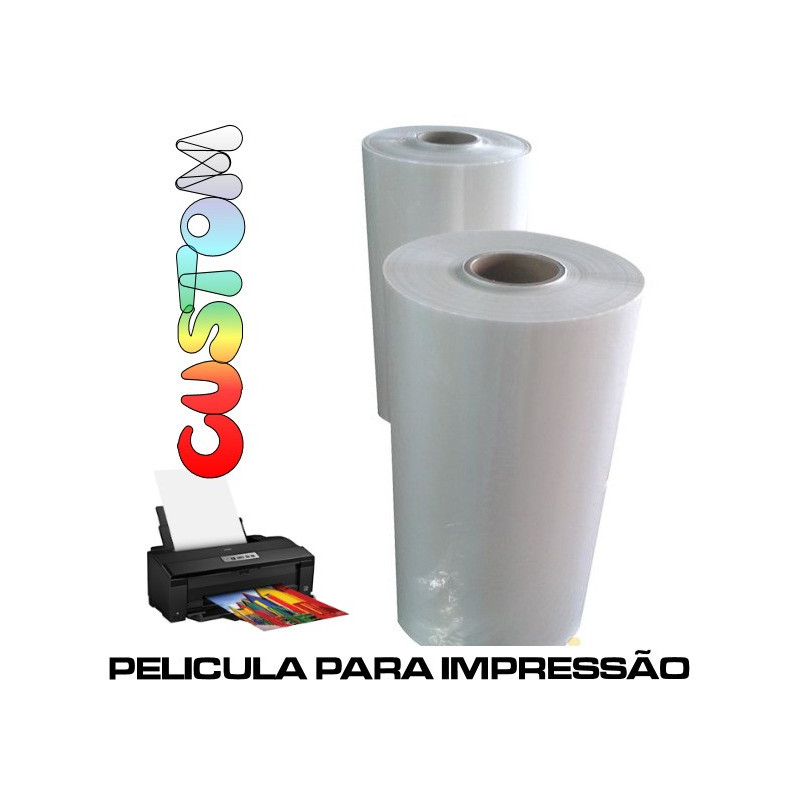 Película de impressão para water transfer virgem a imprimir 21cm ou 30cm