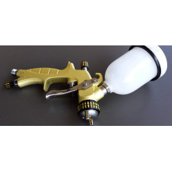 Mini pistola SAT HVLP Premium Gold 0.8mm + 1.0mm