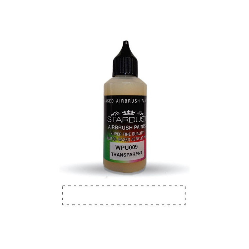 Ligante – tinta de base transparente acrílica mate para aerógrafo