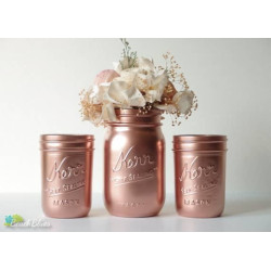 Tinta Ouro rosa metalizada