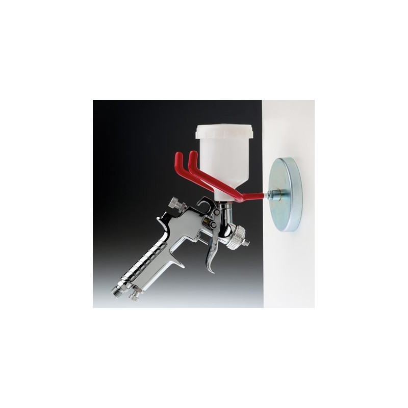 Porta-pistolas de metal e tinta magnética