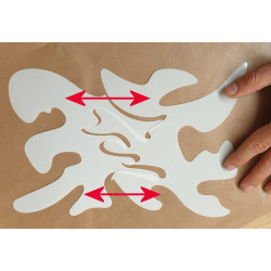 Estêncil Stardust para chamas True Fire