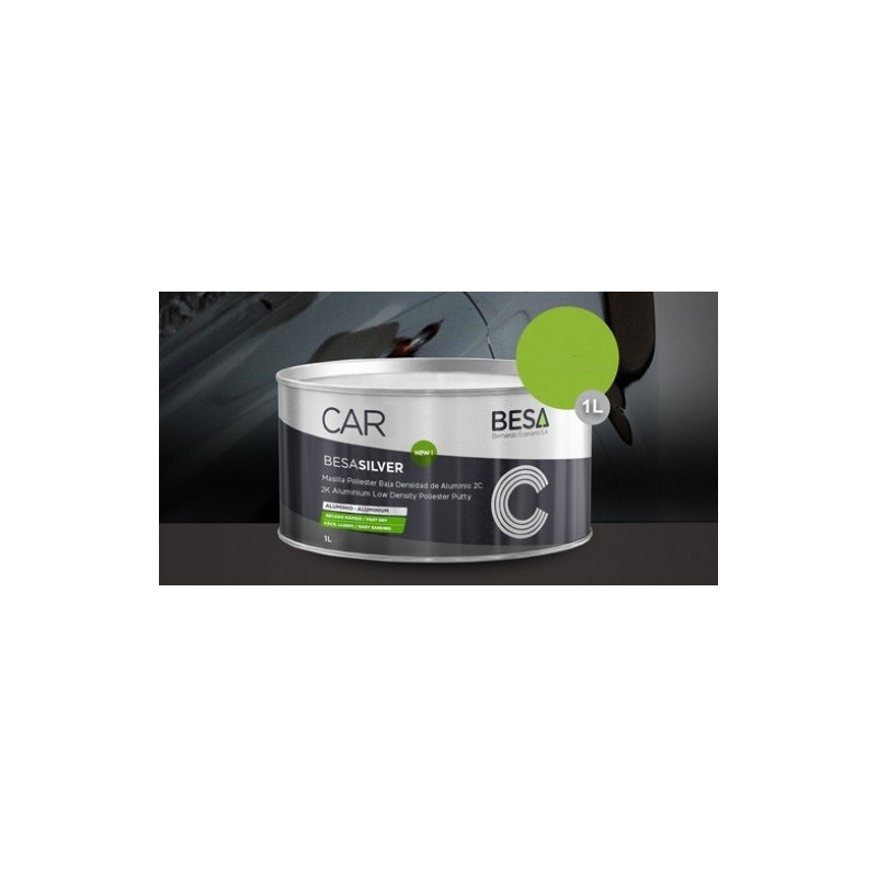 MÁSTIQUE POLIÉSTER ALUMÍNIO BICOMPONENTE PARA CARROCERIA 1kg
