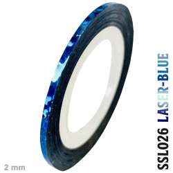 fita adesiva fina para striping, cromada e holográfica, rolo de 2mm x 20 m