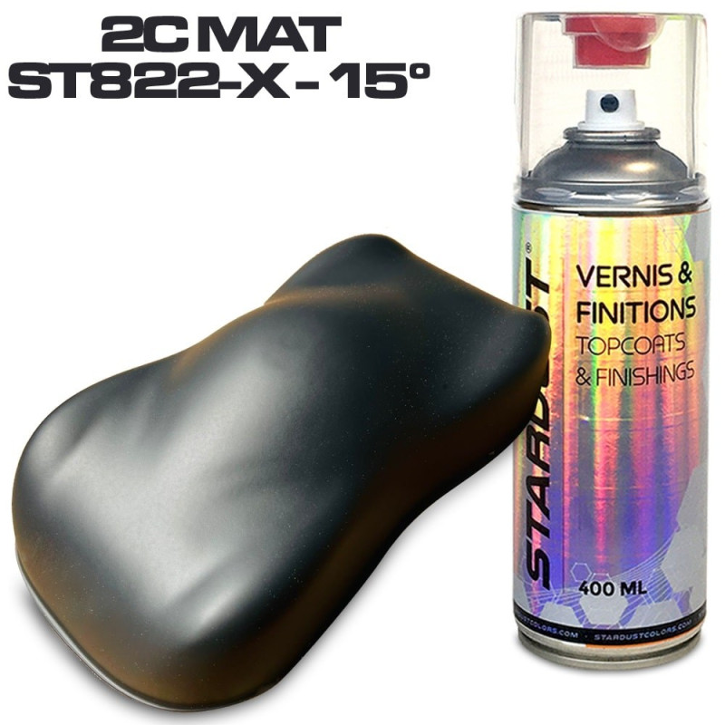 Verniz em spray mate bicomponente - 2 efeitos mate ou acetinado