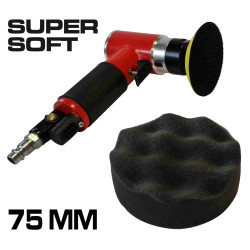 Esponja de lustração laranja 75mm x  25mm