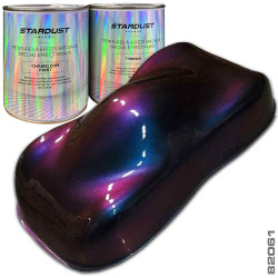 Kit 2Litres peinture cameleon Bleu/Violet/Rouge/cuivre