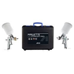 MALA 2 PISTOLAS IWATA - W-400 BELLARIA+W-400 WBX