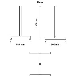 Lâmpada de secagem infravermelha portátil de 1kW para pintura de carroceria