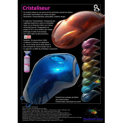 Poster 30x45cm Effets cristaux et marbre