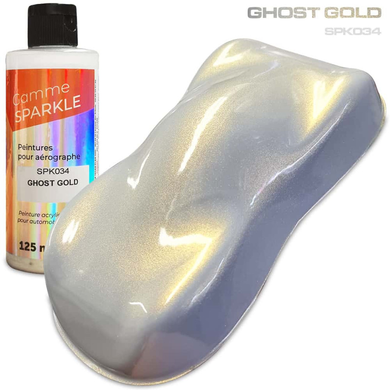 Tintas para aerógrafos cores de interferência GHOST – 9 cores com solventes gama SPARKLE