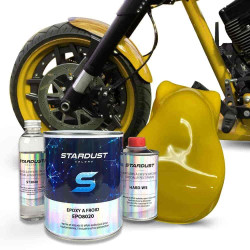 Tinta epóxi bicomponente a frio para jantes e chassis