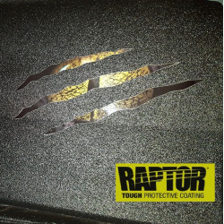 Kit RAPTOR 4 Litros - Revestimento poliuretano alta resistência para caixa basculante