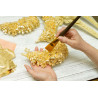 Folhas de ouro para douramento 22k 12k e imitação