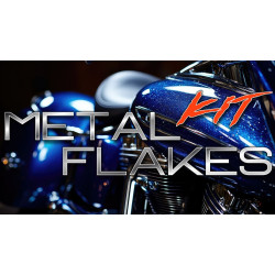 Kit de tinta moto com efeito lantejoulas 