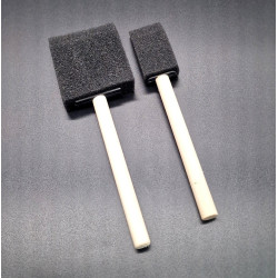 Pincéis de espuma para artes e ofícios - Embalagem de 2 ou 5