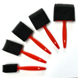 Pincéis de espuma para artes e ofícios - Embalagem de 2 ou 5