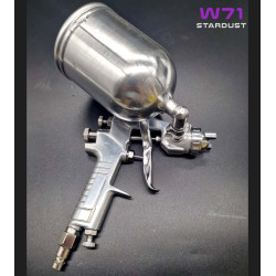 Pistola de pintura W71 400ml 1,3mm com copo rotativo 360°