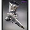 Pistola de pintura W71 400ml 1,3mm com copo rotativo 360°