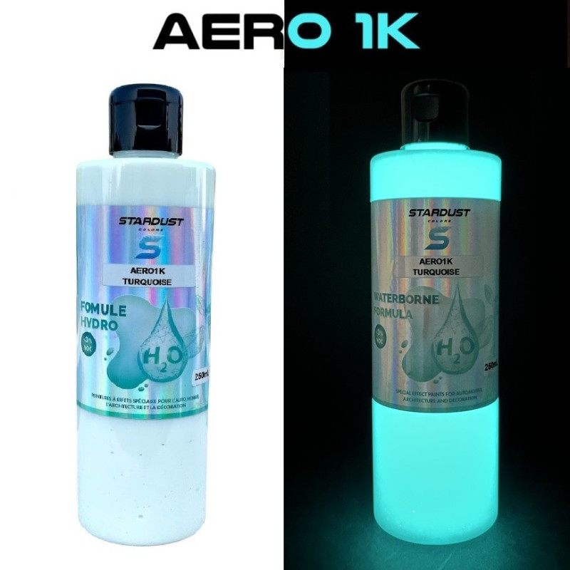 Peinture photoluminescente pour aérographe AQUA