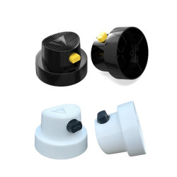 Tampas de substituição para tinta em spray.