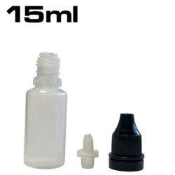 Mini frasco de plástico de 10ml, 15ml ou 60ml