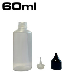 Mini frasco de plástico de 10ml, 15ml ou 60ml
