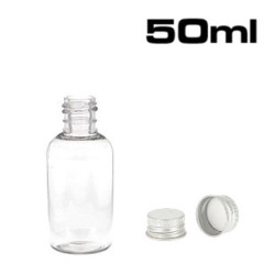 Latas e garrafas de plástico de 50ml a 2 litros