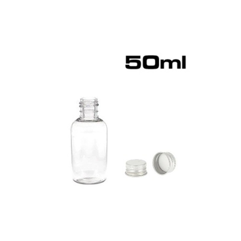 Latas e garrafas de plástico de 50ml a 2 litros