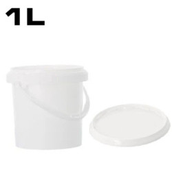 Potes de plástico com tampa de 100ml a 5L