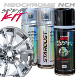 Tinta NeoChrome em aerossol - efeito espelho anticorrosivo em spray ou kit completo