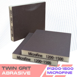 Esponjas abrasivas de espuma dupla face TWIN GRIT – 5 grãos de lixa