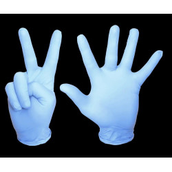 Luvas descartáveis em nitrilo (X100)