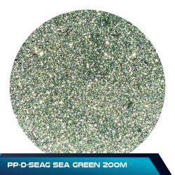 Tinta com lantejoulas