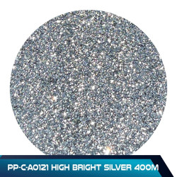 Tinta com lantejoulas