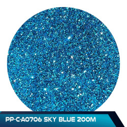 Tinta com lantejoulas