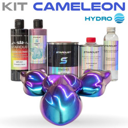 Kit completo de tinta com efeito camaleão para bicicletas – 41 cores à escolha