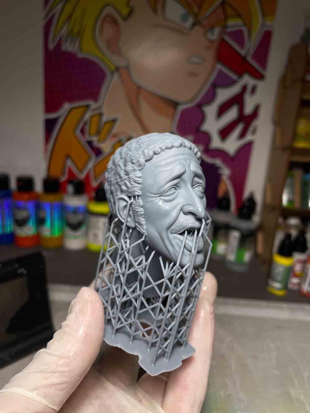 Pintar as impressões 3D com pincel, pistola ou aerógrafo