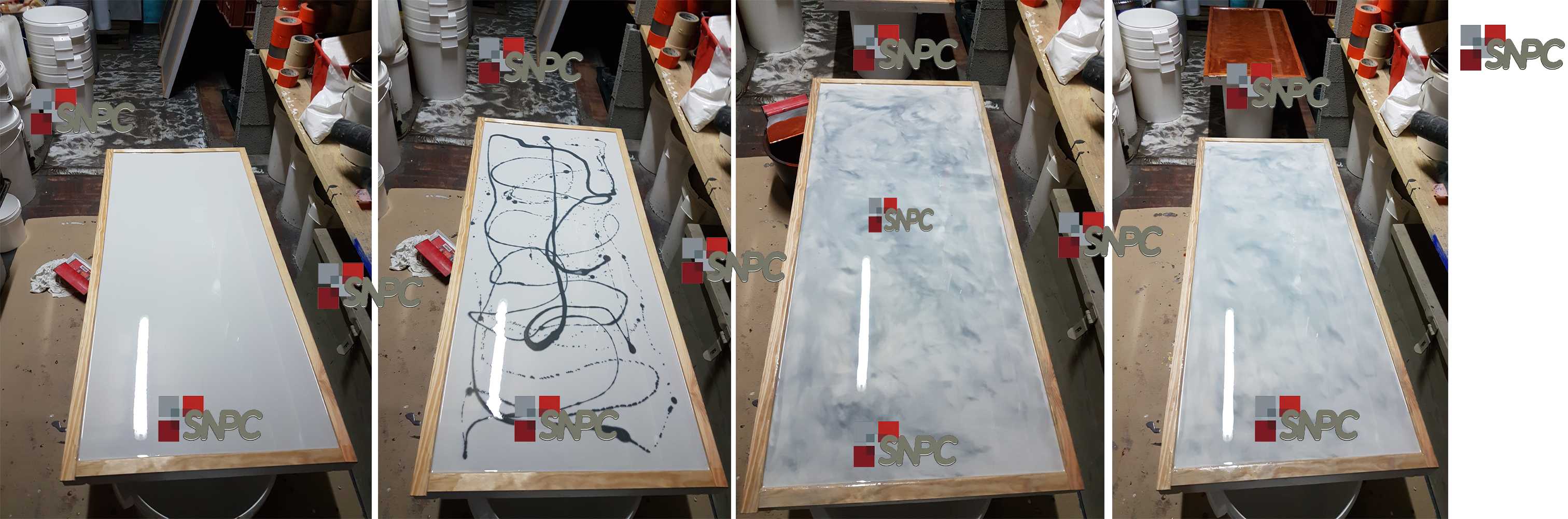 Como criar um pavimento branco perolado com resina epóxi?